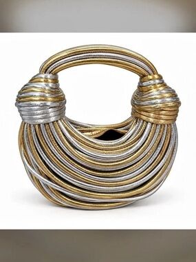 Gold & Silver Coiled Bracelet Like New